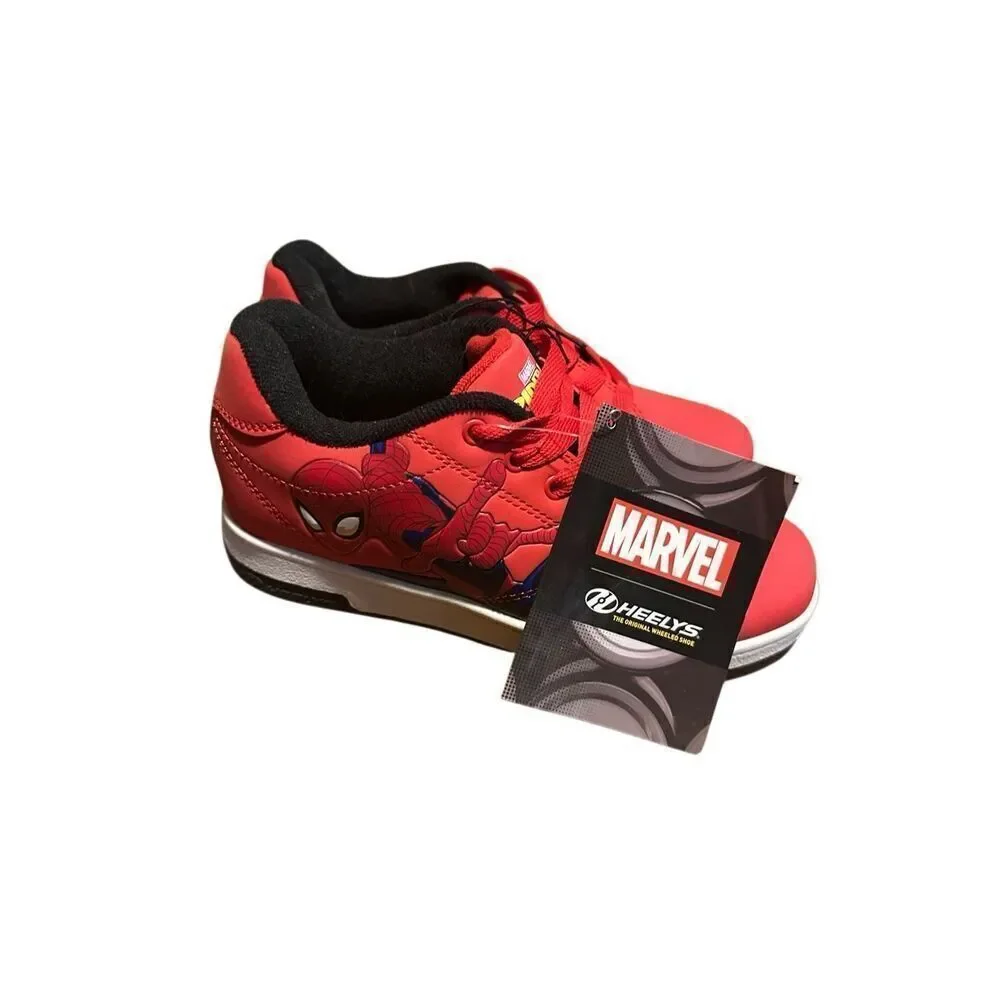 NEW Heelys Boys Skate Shoes Spiderman Spider Man Marvel Youth Size 5